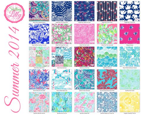 Lilly Pulitzer Prints From Summer 2014 | Lilly pulitzer patterns, Lilly pulitzer fabric, Lilly ...