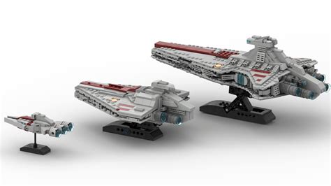 My Venator, Acclamator and Arquitens designs : r/legostarwars