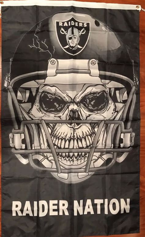 Raider nation flag banner 3 x 5 feet new on mercari – Artofit