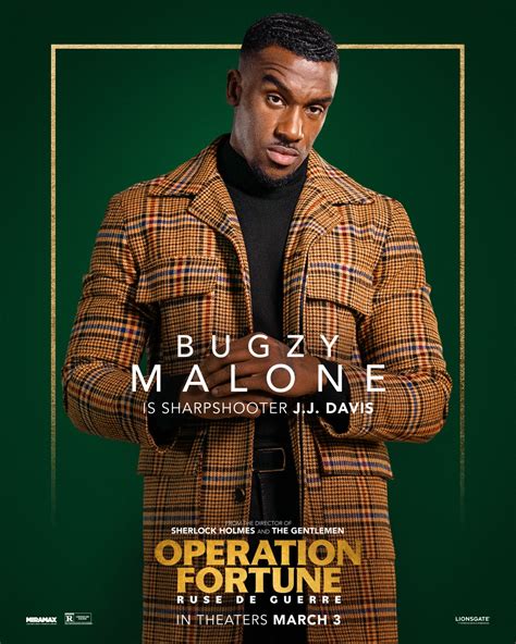 Operation.Fortune.Ruse.De.Guerre-Character.Posters-Bugzy.Malone | Screen-Connections