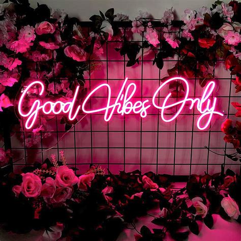 Good Vibes Only Neon Light Sign - Fancelite