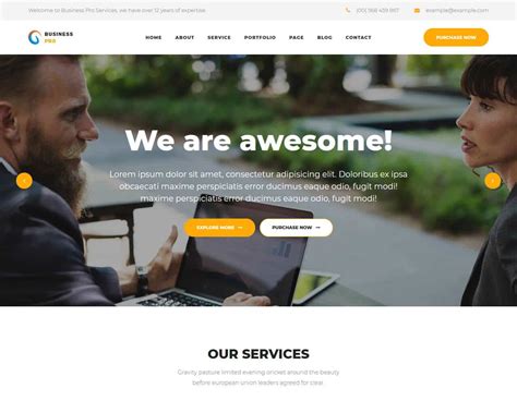 17 Best Business Website Templates 2024 - TemplateMag