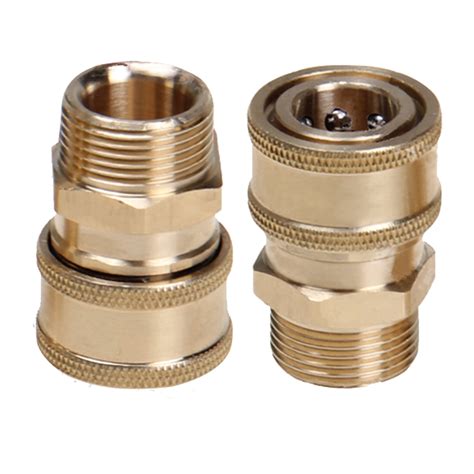 High Pressure Water Spray Connectors Garden Hose Quick Connector Heavy-duty Copper Hose Fittings ...