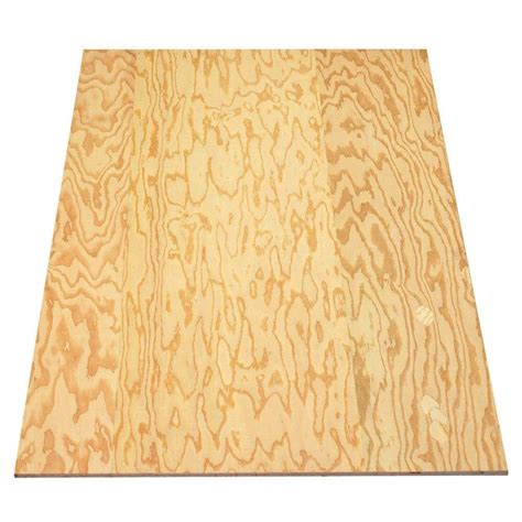 Sheathing Plywood (Structural 1) (Common: 3/8 in. x 4 ft. x 8 ft.; Actual: 0.344 in. x 48 in. x ...