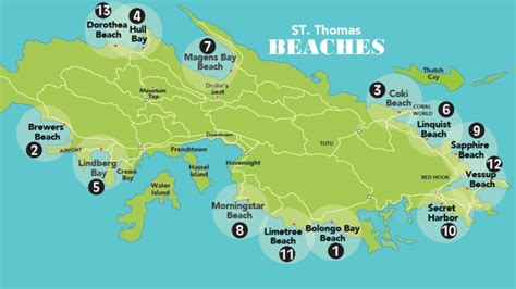 MAPS | Where Is St Thomas Located | Tropical Palm Villa