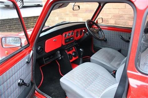 Classic Mini, Interior, Red. | Classic mini, Mini, Mini cooper