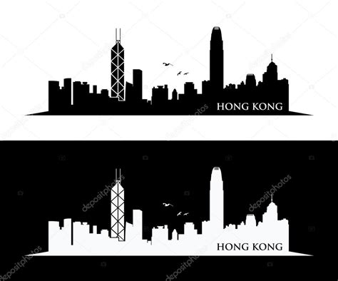 Hong Kong skyline ⬇ Vector Image by © I.Petrovic | Vector Stock 52960381