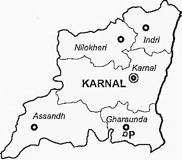 Karnal District | Karnal District Map