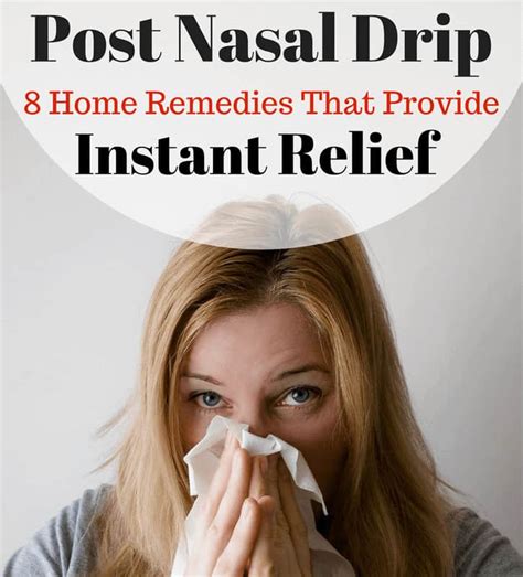 8 Post-Nasal Drip Home Remedies For Fast & Lasting Relief