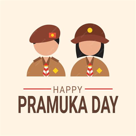 Premium Vector | Pramuka day background