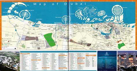 Dubai Tourist Attraction Map - Tourist Destination in the world