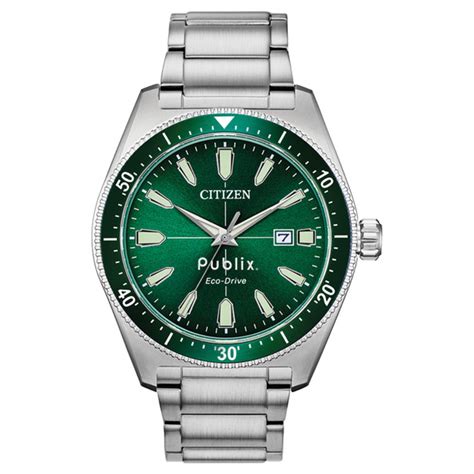 Citizen Men's Green Face Eco-Drive Watch – Publix Company Store by Partner Marketing Group