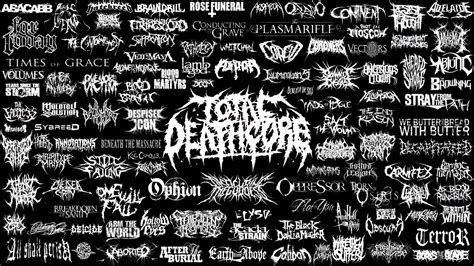 so many band logos, they inspire me to make awesome band logos