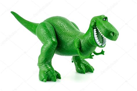 Rex the green dinosaur toy character from Toy Story animation fi ...