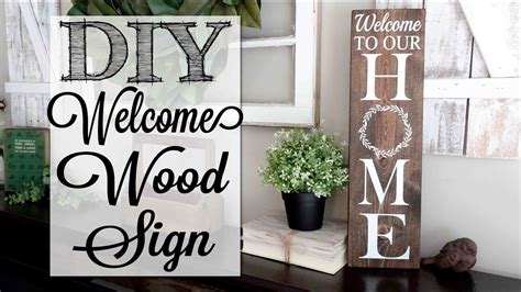 Diy Outdoor Welcome Signs For Homes / Cute DIY Welcome Signs for Your ...