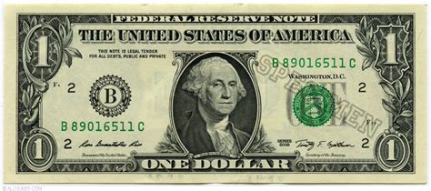 1 Dollar 2009 - B, 2009 Issue - 1 Dollar - United States of America - Banknote - 4560