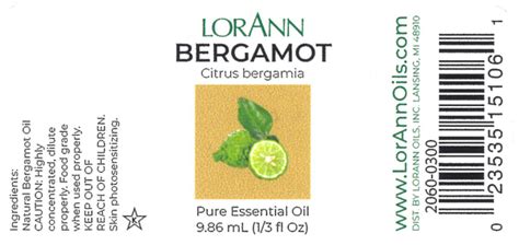 BERGAMOT PURE ESSENTIAL OIL CITRUS BERGAMIA | The Natural Products Brands Directory