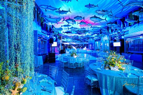 Overlook of the entire party, designed by #linzievents #fishingtheme # ...