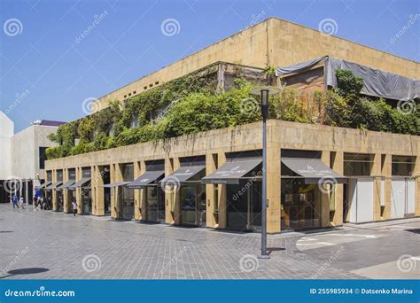 Streets of Downtown Beirut editorial stock image. Image of sign - 255985934