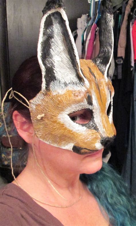 Cat Caracal Cat Mask Neko Animal Costume Mask Caracal - Etsy