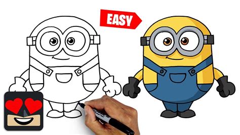 How To Draw A Minion Step By Step Easy