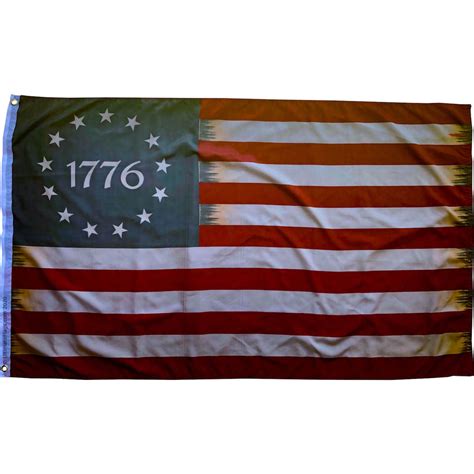 Vintage 1776 Patriotic USA Flag -3 X 5 ft. Standard (Betsy Ross)