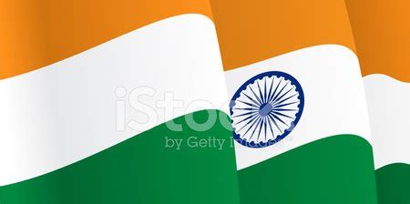 Background With Waving Indian Flag. Vector Stock Vector | Royalty-Free ...