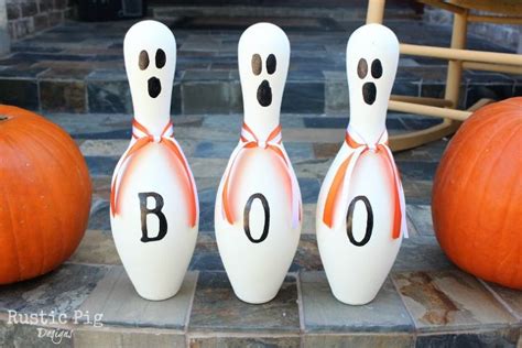 Bowling Pin Ghosts | Hometalk