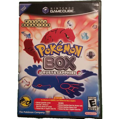 Complete Pokemon Box Ruby & Sapphire Nintendo GameCube Game For Sale ...