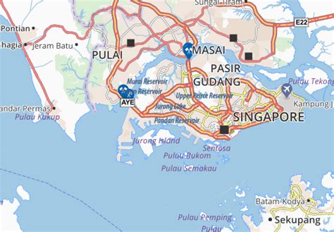 MICHELIN Jurong Port map - ViaMichelin