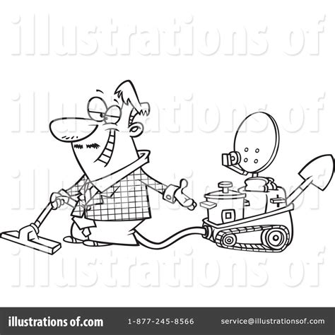 Inventor Clipart #1095394 - Illustration by Ron Leishman