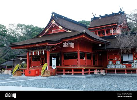 Late November Late autumn Fuji Hongu Sengen-taisha Shrine -Volcanic Mount Fuji World Heritage ...