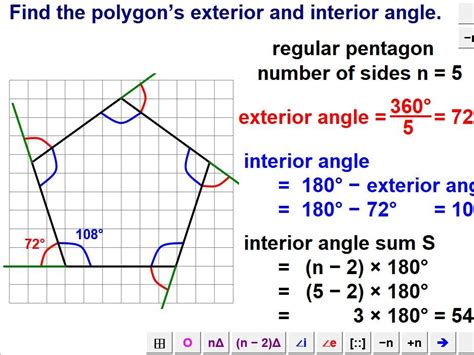 Working Out Exterior Angles Of A Polygon