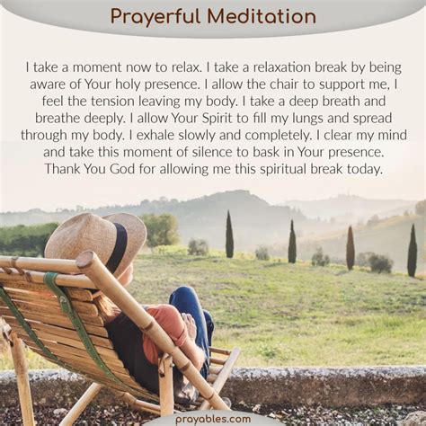 Prayer: Prayerful Meditation - Prayables