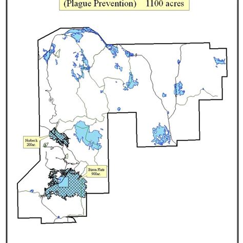 Map of prairie dog town dusting in 2008. | Download Scientific Diagram