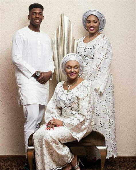 See the ravishing postures of football legend, Jay Jay Okocha, his wife and children (Photos ...