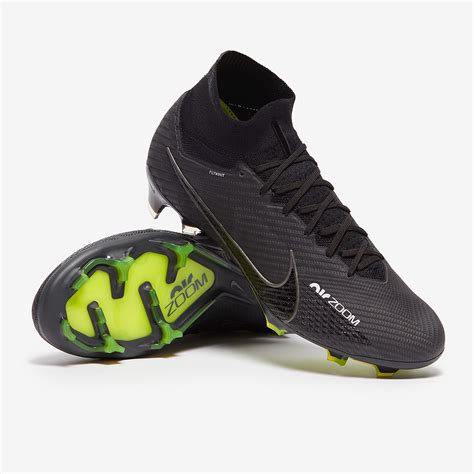 Nike Air Zoom Mercurial Superfly IX Elite FG - Black/Dk Smoke Grey/Summit White/Volt - Mens Boots