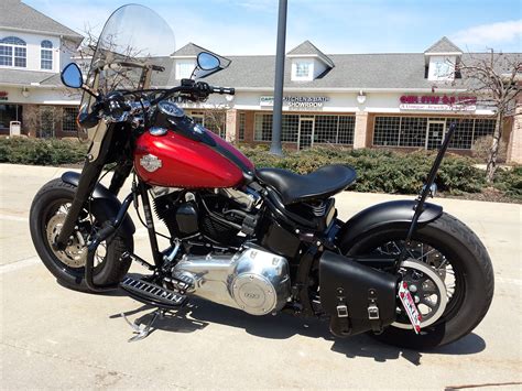 Harley Davidson Softail Custom Bobber Softail Slim Custom, Custom Bobber, Bobber Motorcycle ...