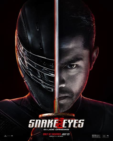 Click to View Extra Large Poster Image for Snake Eyes: G.I. Joe Origins in 2021 | Snake eyes gi ...