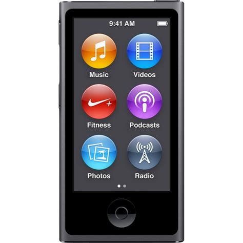 Apple iPod Nano 8th Generation 16GB Space Gray , Like New in Retail Packaging - Walmart.com ...