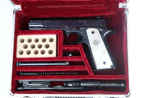 Beautiful Engraved Colt M1911 - With .22 Conversion Kit | Legacy Collectibles