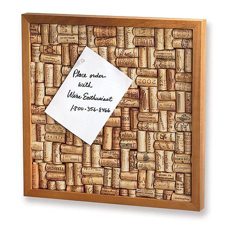 Wine Cork Board Kit - Wine Enthusiast