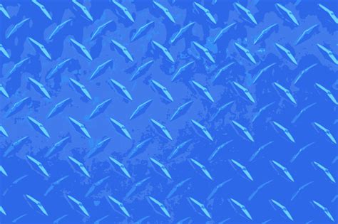 Blue Diamond Plate Background - Openclipart