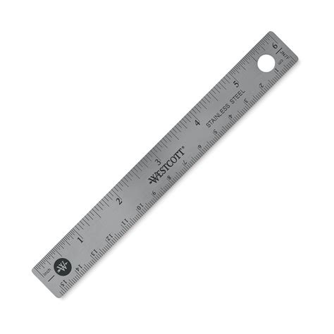 Westcott Flexible Stainless Steel Ruler - 6", Flexible | BLICK Art Materials