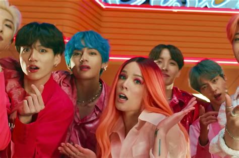 Watch BTS Party With Halsey in “Boy With Luv” Video - Rolling Stone