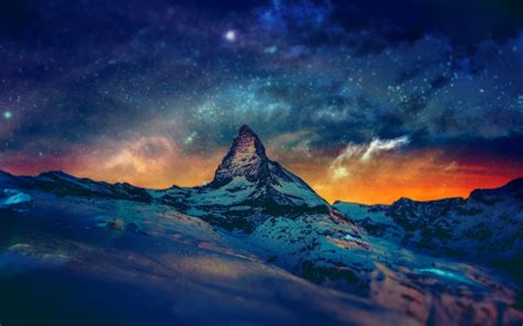 Mountain Night Wallpaper - WallpaperSafari