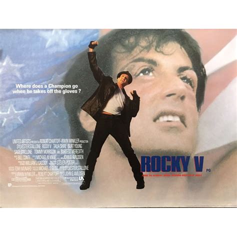 ROCKY V Movie Poster 30x40 in.