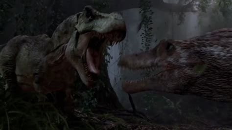 TYRANNOSAURUS REX vs SPINOSAURUS!!! (Jurassic Park 3 DEBATE) - YouTube