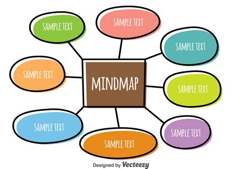 Colorful Mind Map Sketch Vector 119526 Vector Art at Vecteezy