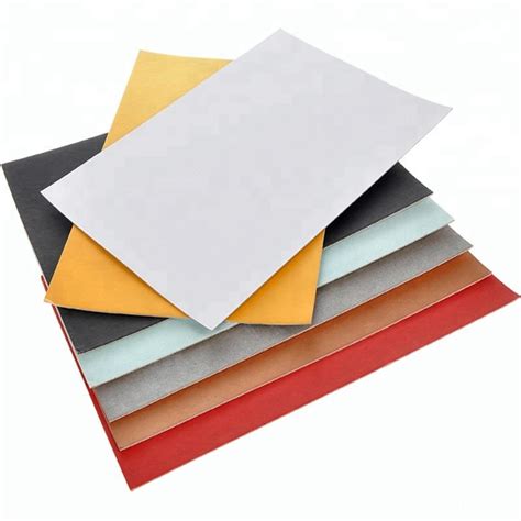 Colored Pressed Cardboard Sheets Hard Board Color Paperboard